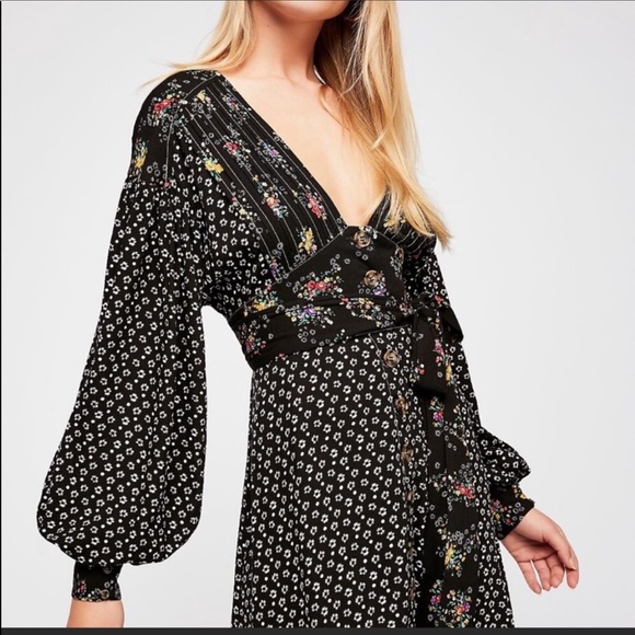 🦋NWT Free People ‘Wonderland’ Mini Dress🦋 - Picture 4 of 8
